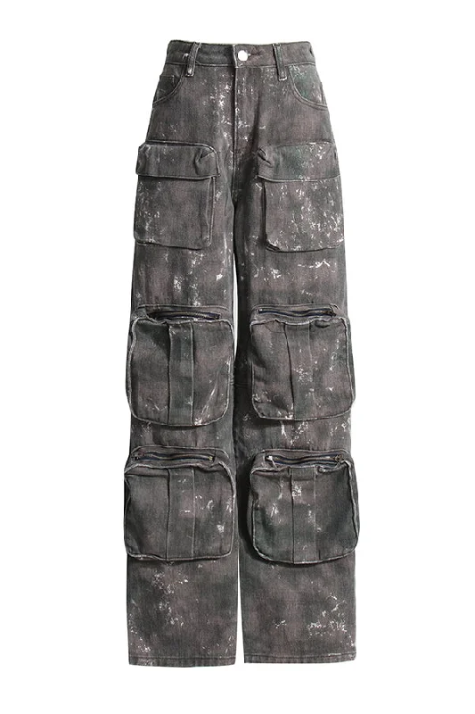 Final Markdown Casual Camo Print Multiple Pockets Pants