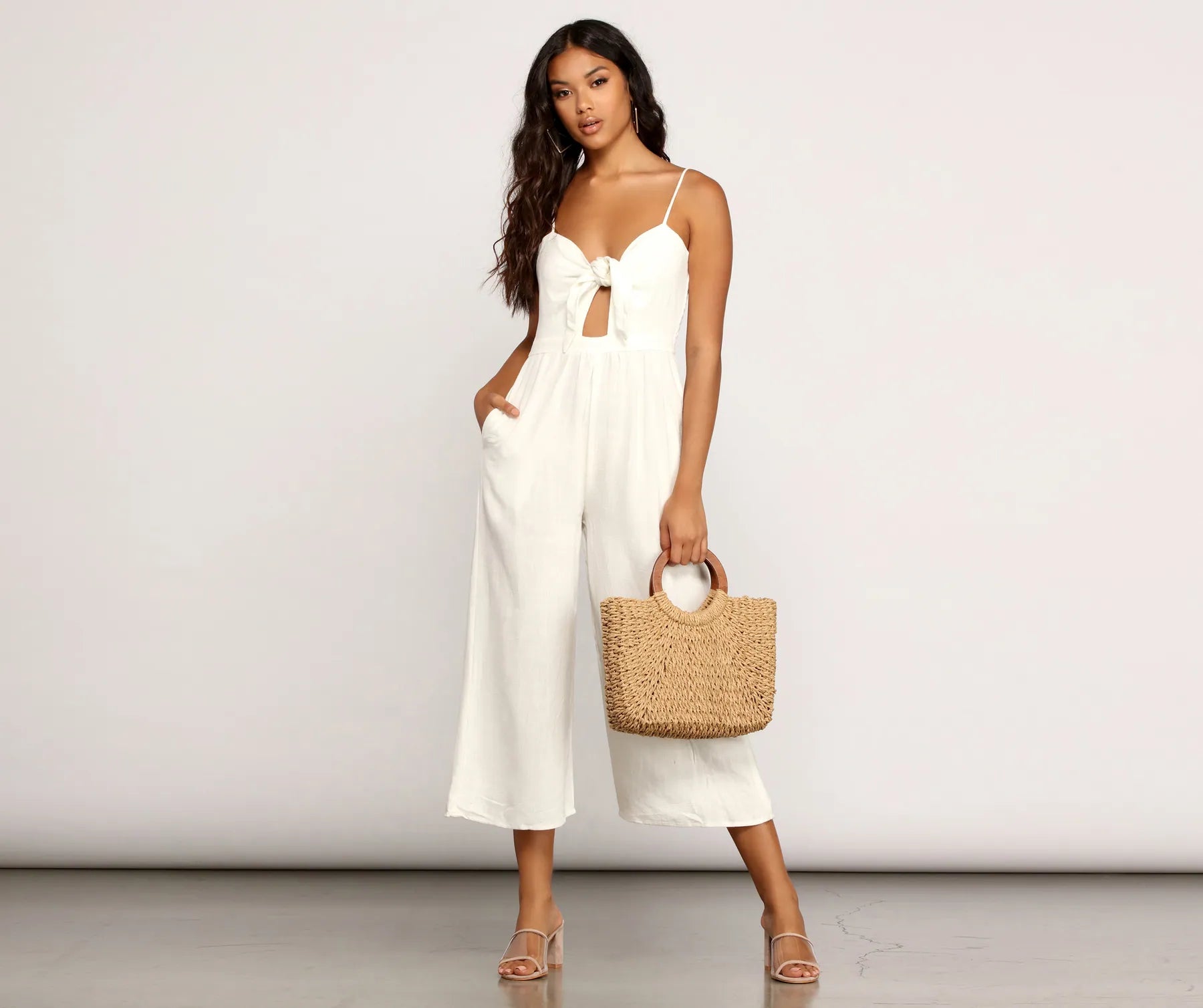 Shop and Save Beat The Heat Cutout Jumpsuit