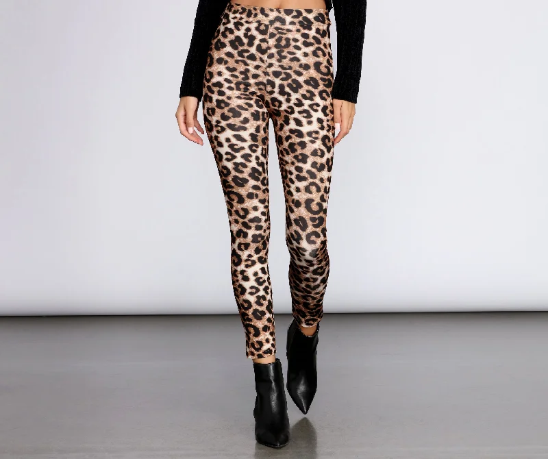 Quick Sale Leopard Print High Waist Leggings