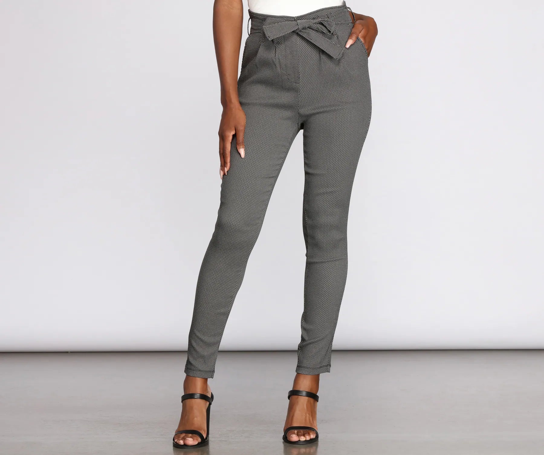 Lowest Price Tied To Style Jacquard Pants