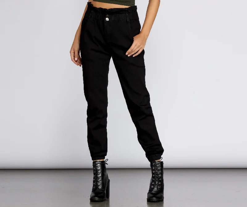 Take Advantage Runnin' Away From These Jogger Jeans