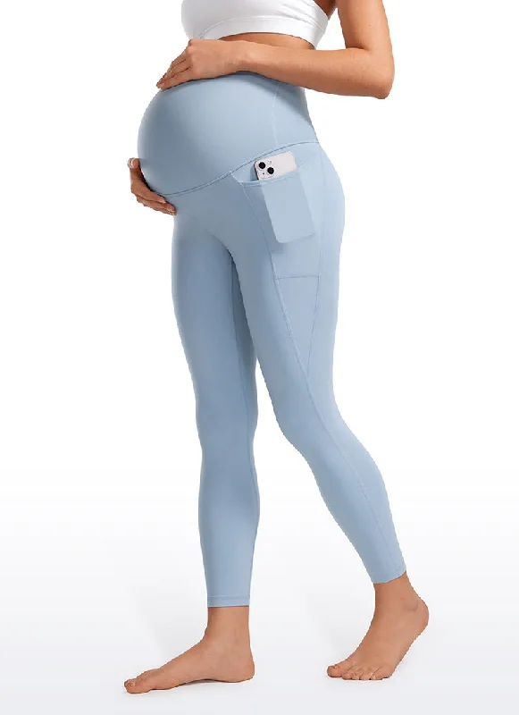 Act Now Butterluxe Maternity Leggings with Pockets 25"