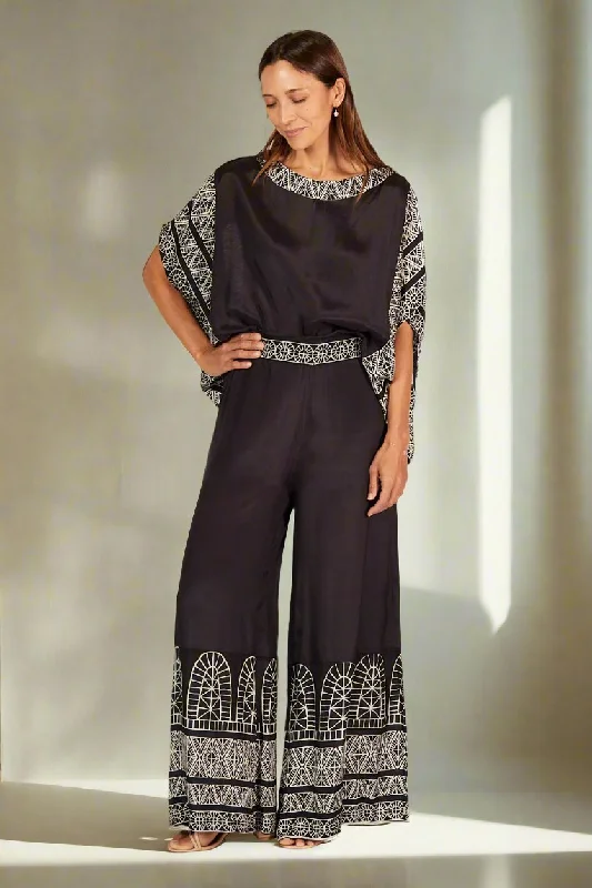 Extra Savings Amari Palazzo Pant in Sunset Palms