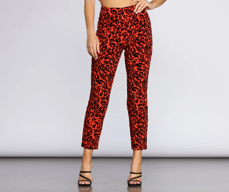 Weekend Bargains to Love Leopard Tapered Pants