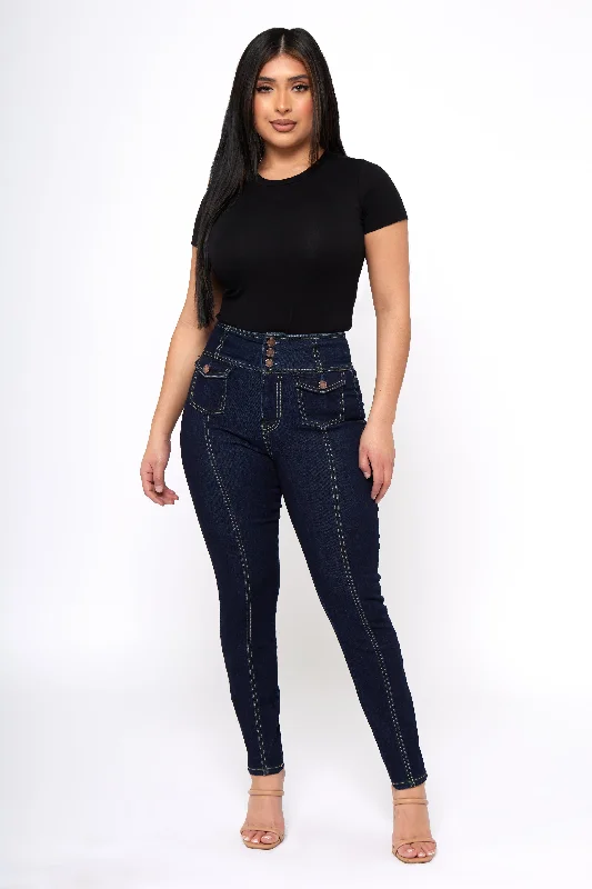 Take Advantage Good Energy - Skinny Jeans
