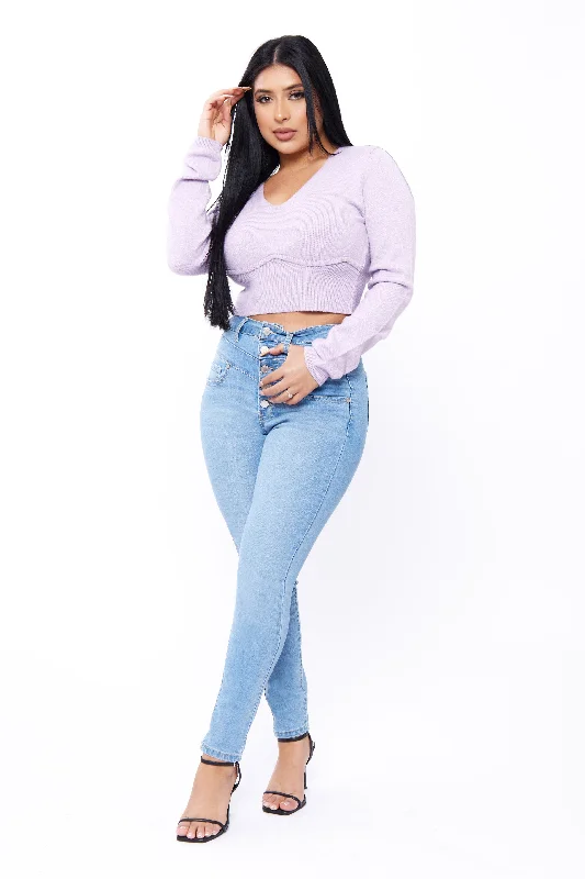 Shop and Save Multiyoke Super High Rise Skinny