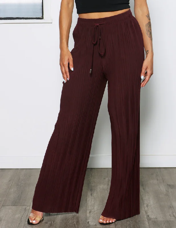 Weekend Sale: Don't Miss Out High Rise Wide Leg Pleated Pant