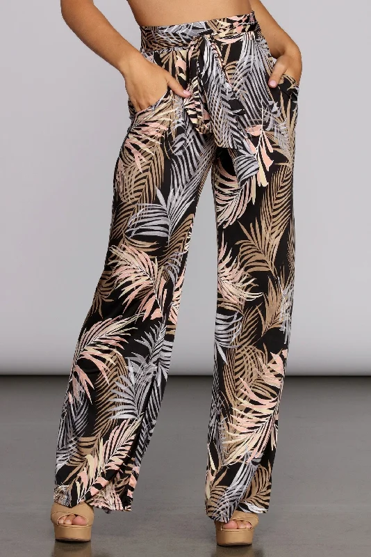 Midnight Madness Life Under A Palm Tree Pants