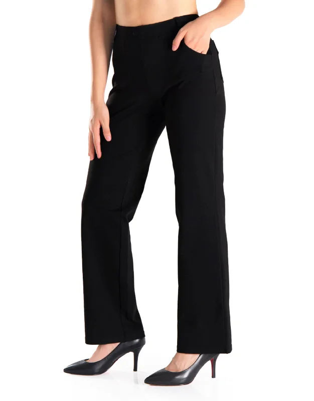 Weekend Specials to Grab Wide Leg Yoga Dress Pants,4 Pockets