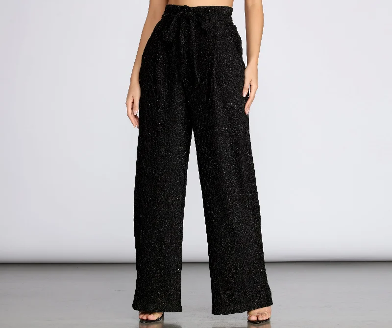 Price Break Too Glam Paper Bag Pants
