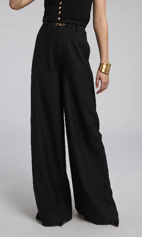 New Deals Johanna Suiting Turn-Lock Belted Pants