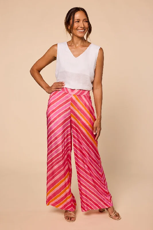 Half Price Amari Palazzo Pant in Strawberry Moon