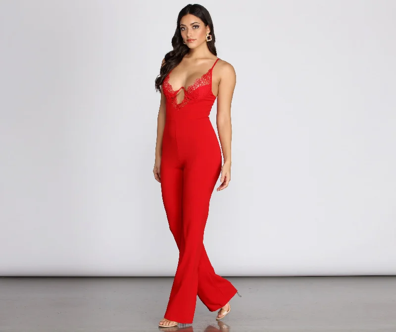 Weekend Offers You Can't Ignore A Little Lace Jumpsuit