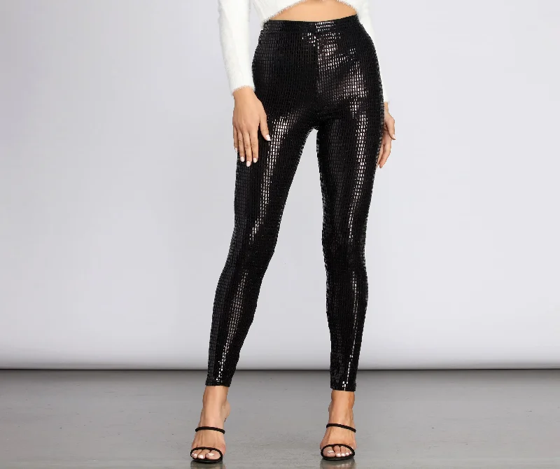 Weekend Discounts to Snag Light Up The Night Sequin Leggings