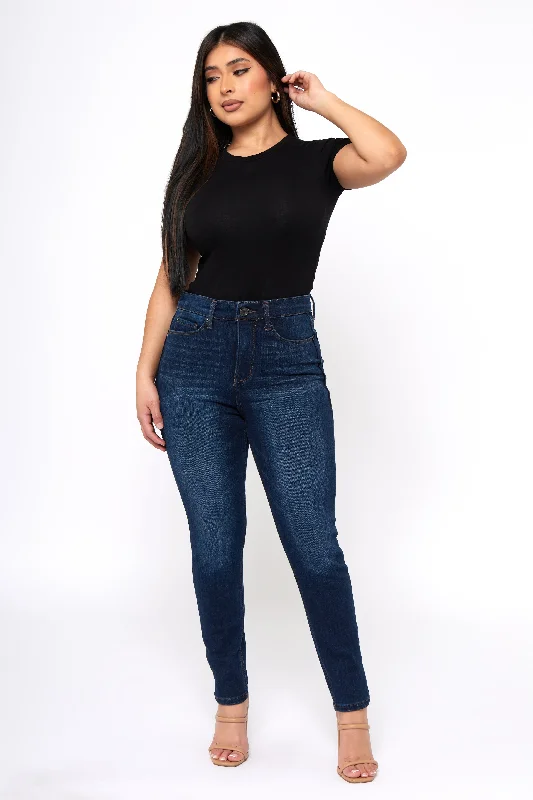Time-Sensitive Cozy Curvy Skinny Jeans