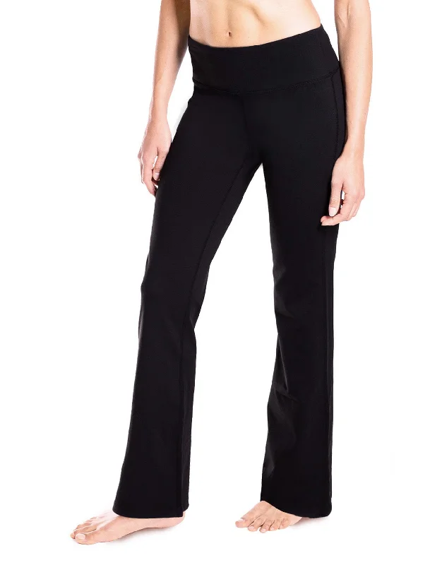 Price Reduction Essential Bootcut Yoga Pants (Black)