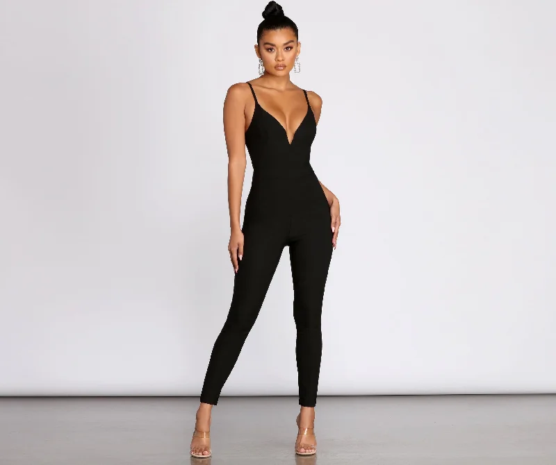 Don't Miss Out Sleek and Sophisticated Catsuit