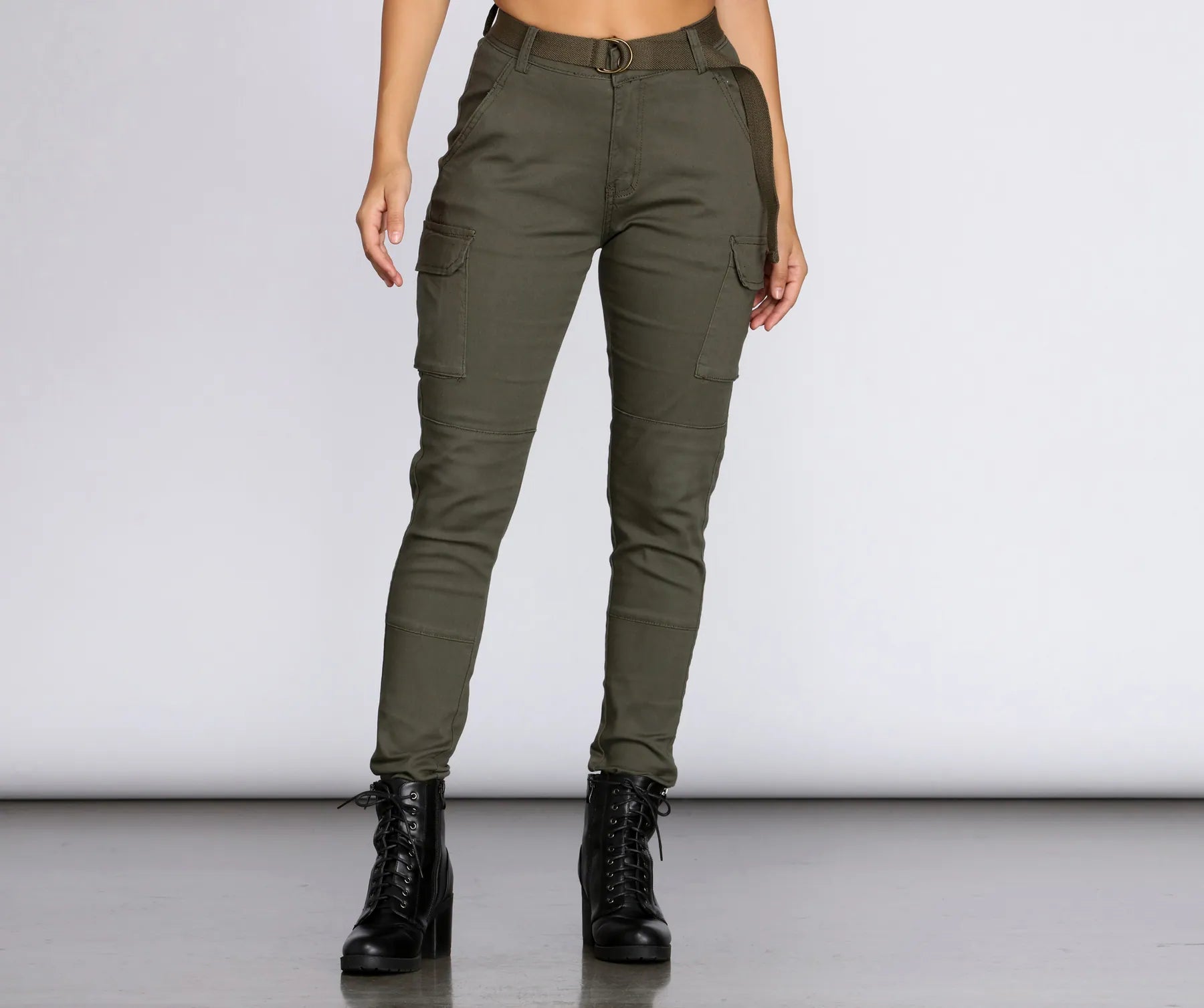 Super Savings Belted Cargo Joggers