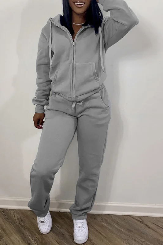Super Discount Drawstring Hoodie & Sweatpants Set