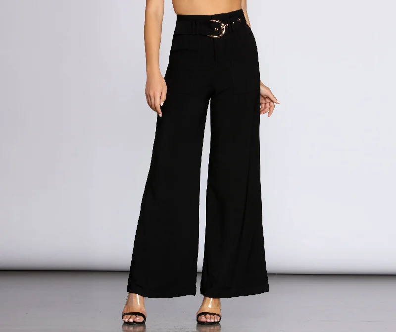 Weekend Deals That Amaze Easy Going Wide Leg Trousers