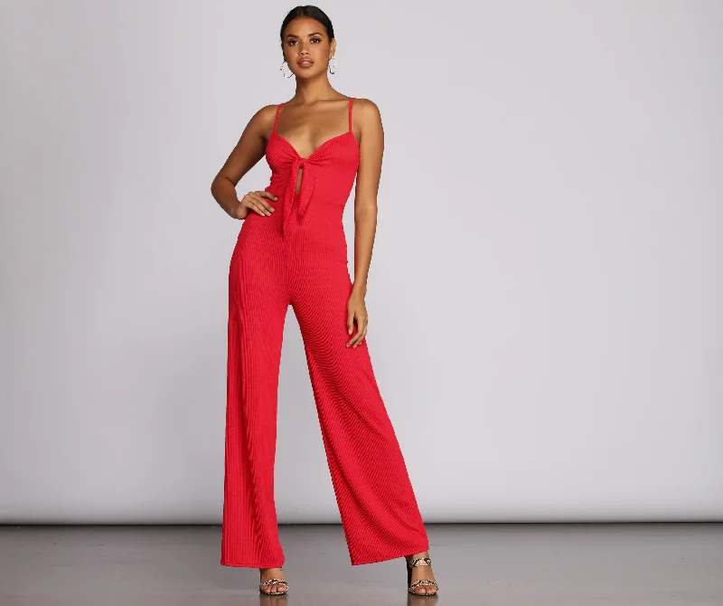 The Best Deal Keeping Knit Stylish Jumpsuit