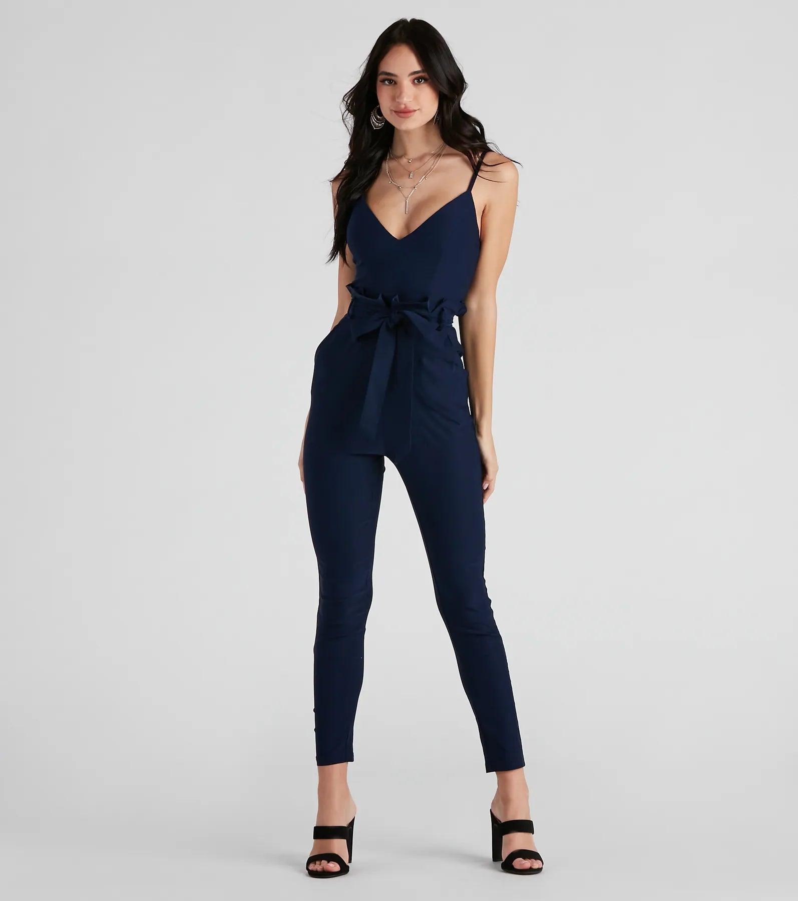 Hurry In Finer Lines Printed Slit Pants