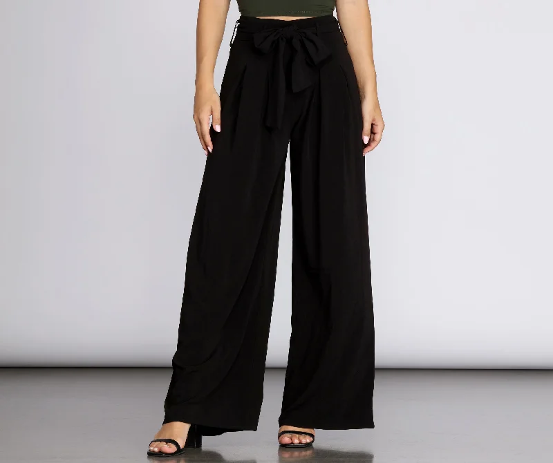 Weekend Bargains to Sizzle High Waist Wide Leg Trousers