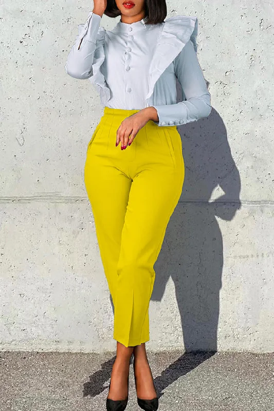 Flash Sale Casual Solid Color Tailored Pants