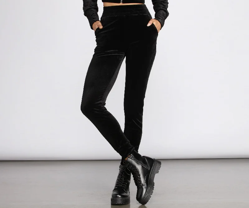 Weekend Savings Fiesta Lounge Around Velour Pants