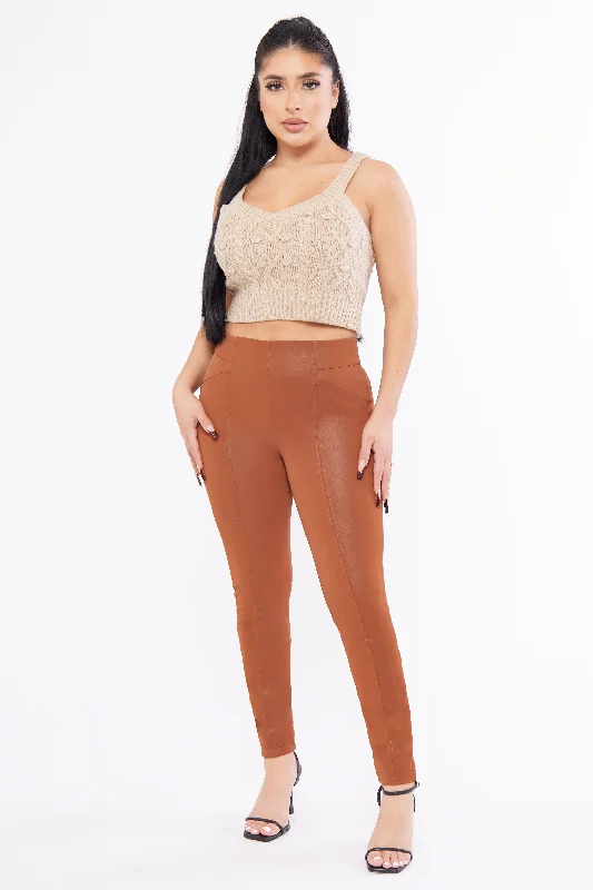 Weekend Discounts to Enjoy VEGAN NO.9 SEAMED LEGGING