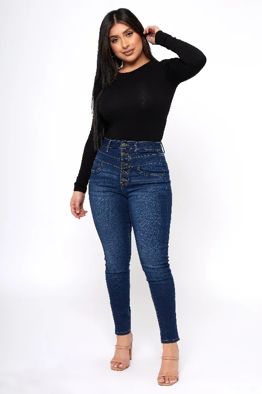 Low Price Super High Rise Skinny Jeans