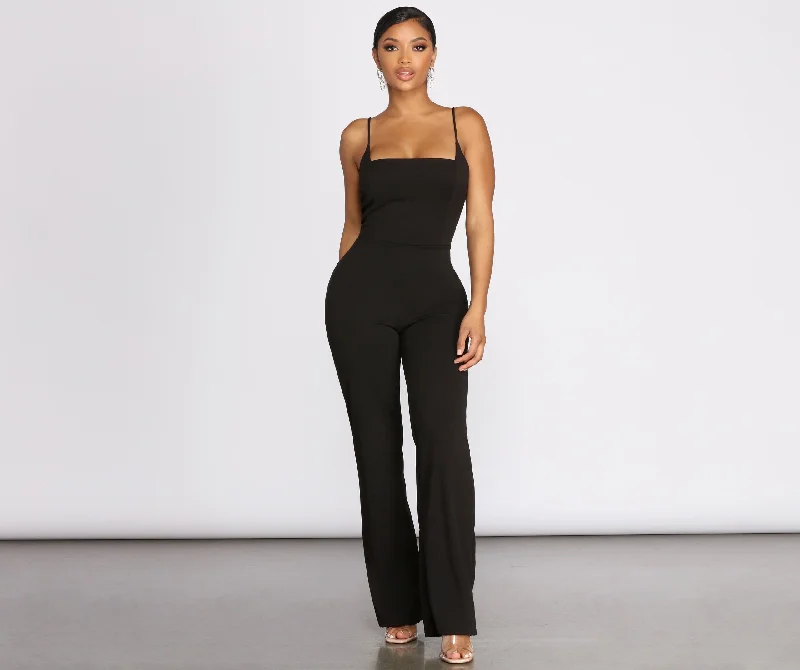 Clearance Items An Instant Classic Sleek Jumpsuit