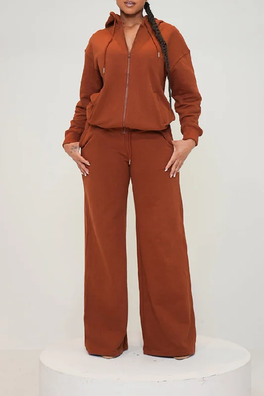 Crazy Savings Relaxed Fit Zip Through Hoodie & Pants Set