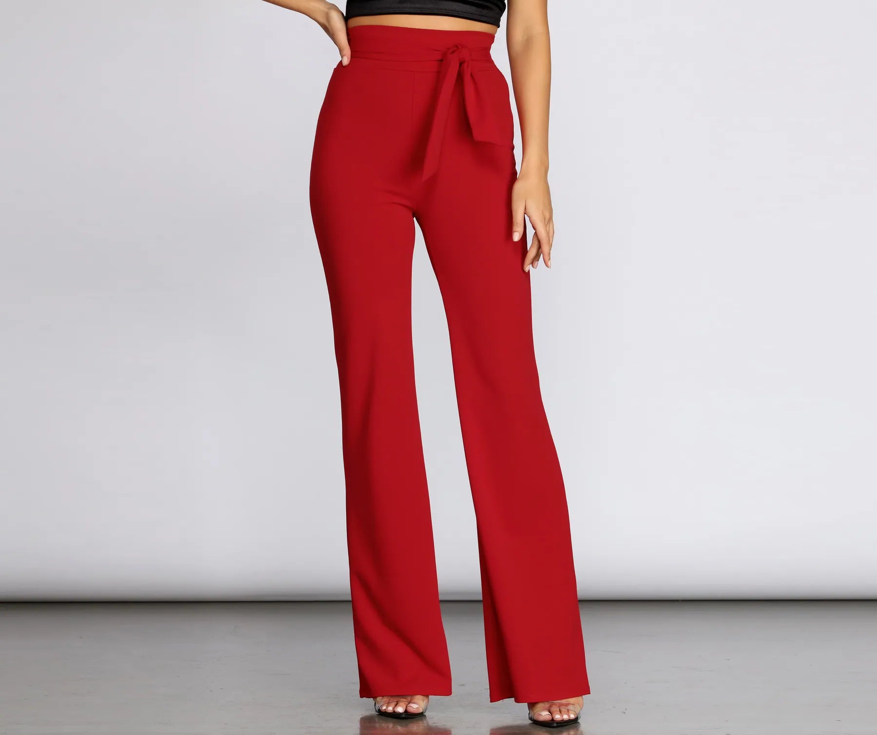 Price Meltdown Dress To Impress Tie Waist Pants
