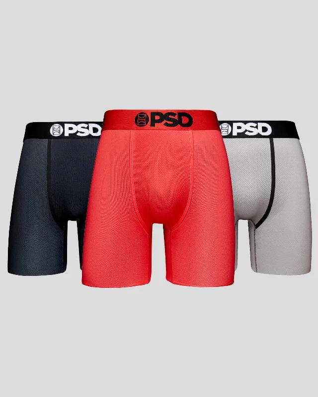 Weekend Specials You Can't Miss Cool Mesh 3 Pack - Red/Gray/Black