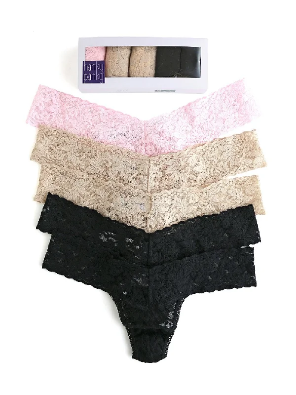 Weekend Deals That Please Hanky Panky 5 Pack Low Rise Thongs Panties