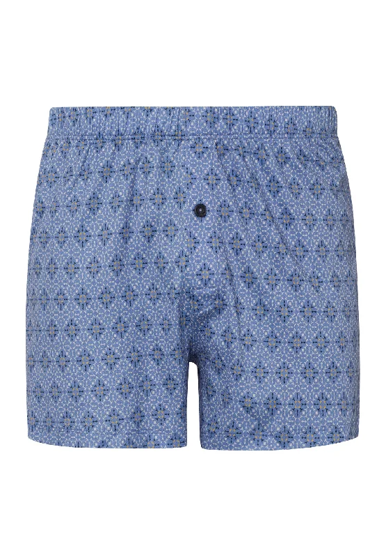 Now or Never Fancy Jersey Knit Boxers | Blue Mosaic 73290-2885