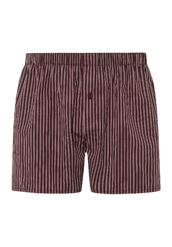 Savings Galore Fancy Woven Boxer | Dark Wine Stripe 74013-2863