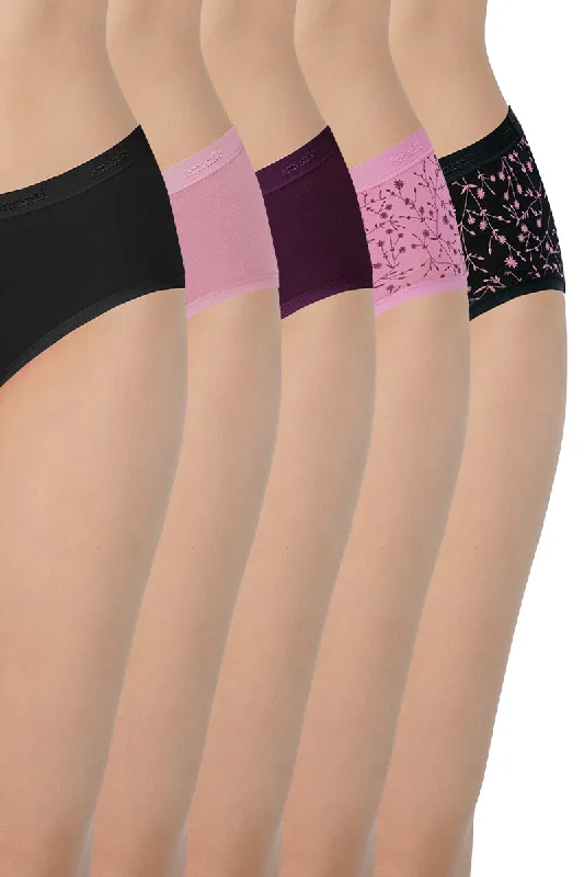 Hurry In Assorted Low Rise Hipster (Pack of 5)