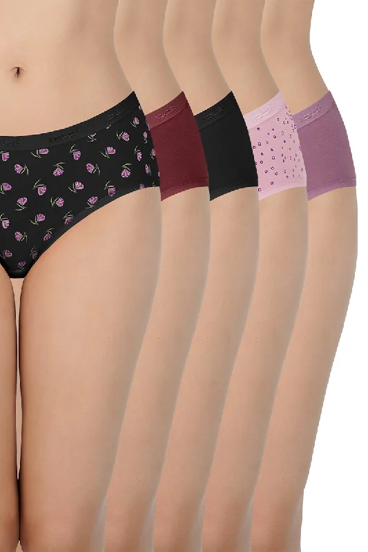 Special Buy Assorted Mid Rise Hipster Panty (Pack of 5)