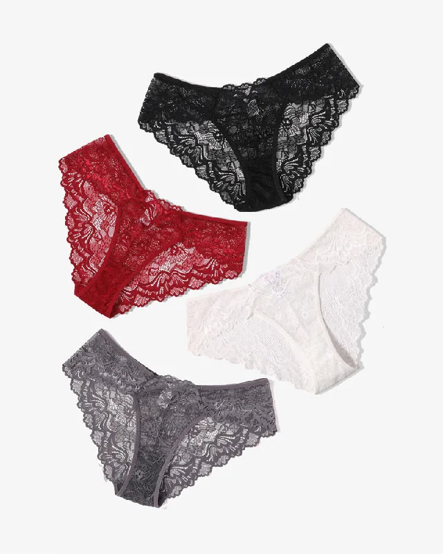 Unbeatable Deal Lace Hipster Panties Breathable Panty