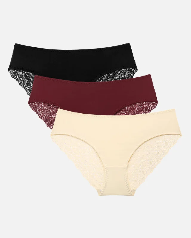 New Deals Lace Panties No Show Hipster V-Waist Hipster