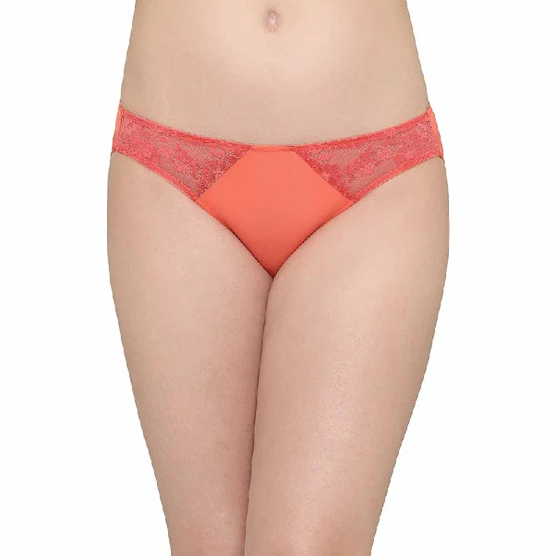 Weekend Offers That Impress Balcony & Beyond Low Waist Medium Coverage Everyday Wear Bikini Panty - Orange Weekend Offers That Impress Balcony & Beyond Low Waist Medium Coverage Everyday Wear Bikini Panty - Orange