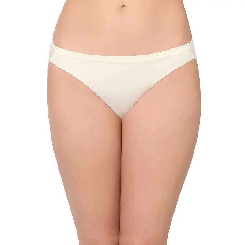 Savings Event Basic Mold Low Waist Low Coverage Everyday Wear Bikini Panty - Cream Savings Event Basic Mold Low Waist Low Coverage Everyday Wear Bikini Panty - Cream