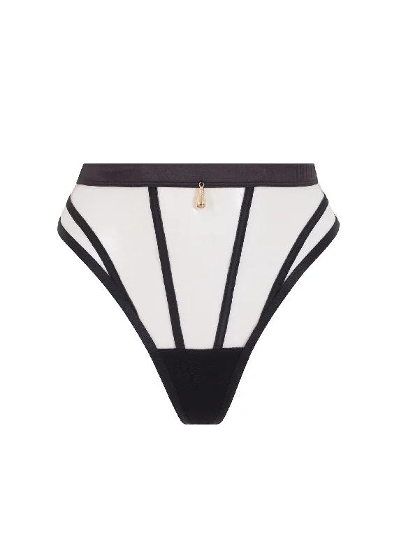 Weekend Bargains Just for You Karina High-Waist Thong (Black)