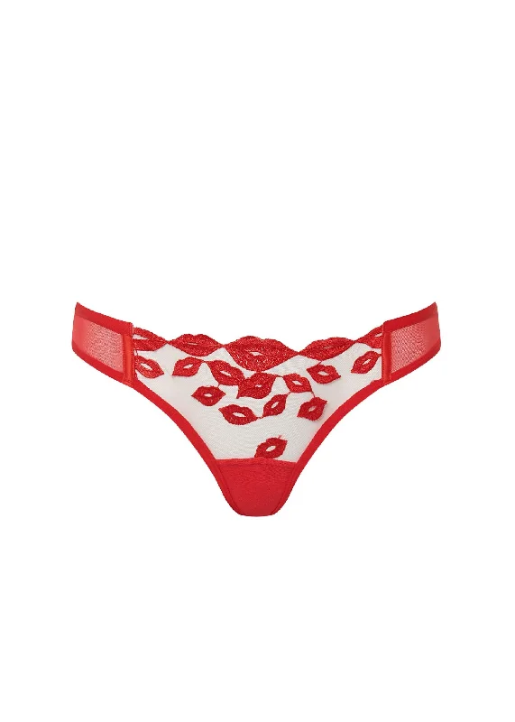 Weekend-Only Price Drops Marian Panty (Tomato Red/Sheer)