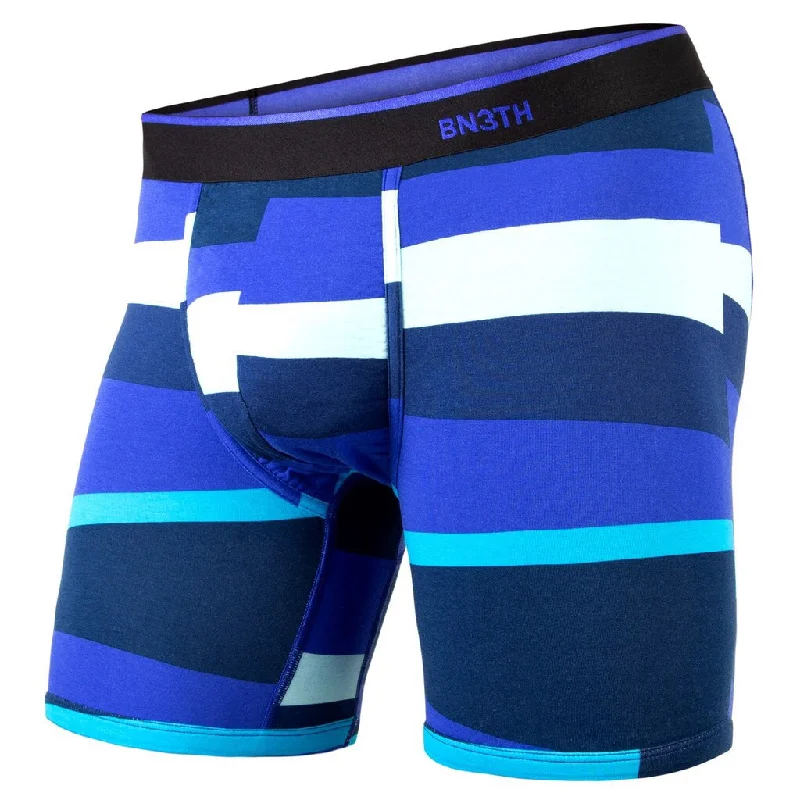 Deal of the Day BN3TH Classic Boxer Brief in Funky Stripe Blue