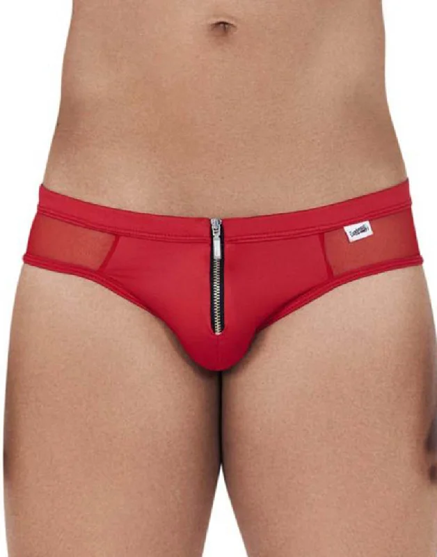 Time-Sensitive Candyman Zipper-Mesh Bikini 99500