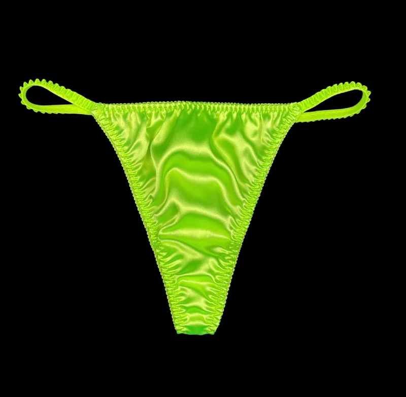 Inventory Reduction Classic Satin String Thong