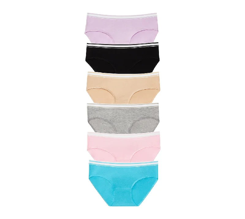 Big Savings Nabtos Women's Cotton Underwear Hipster Panties (Pack of 6)